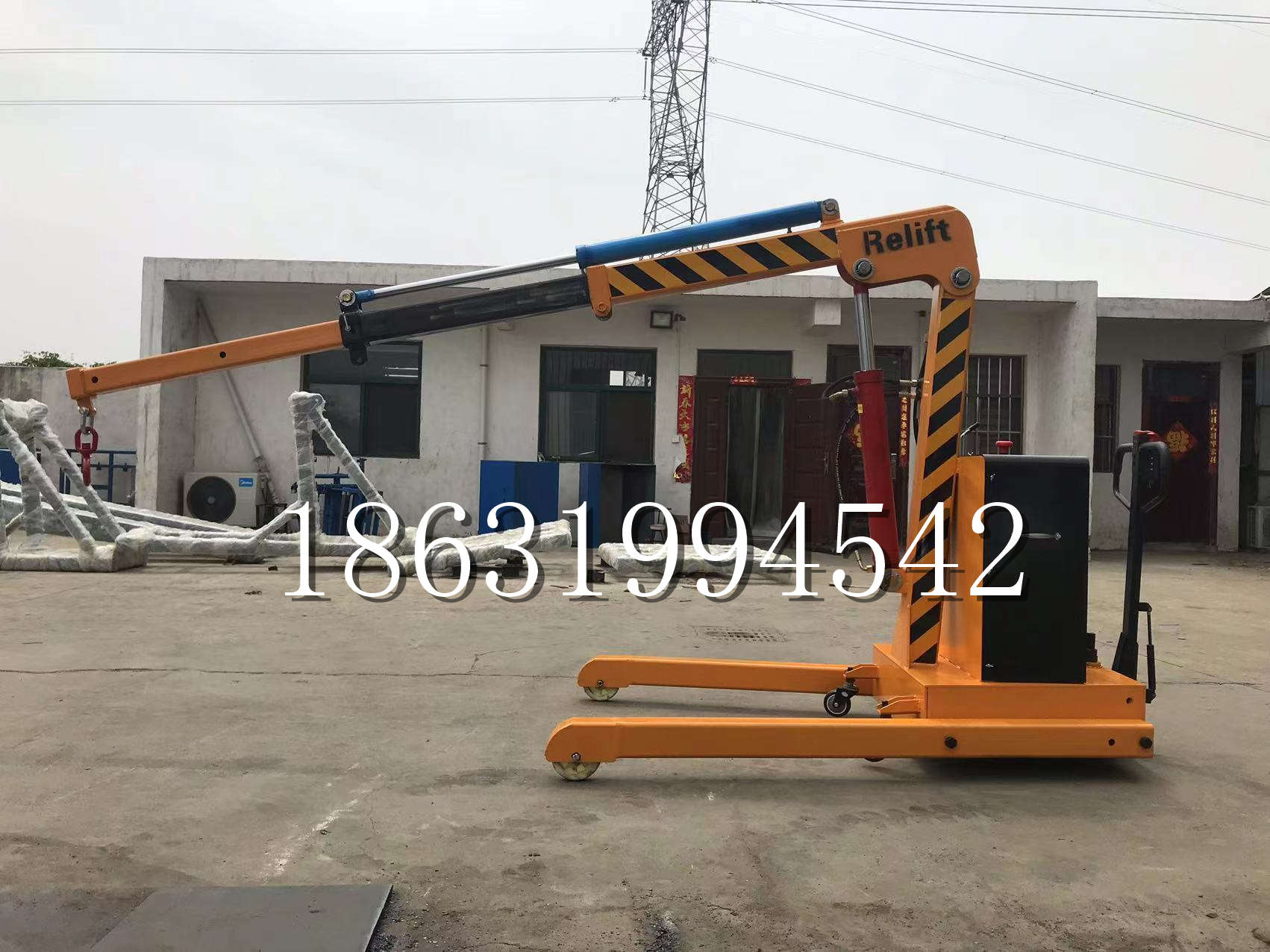 天津市久征定做3吨三轮随车吊 农用园林绿化移树吊 平板工程用小吊机